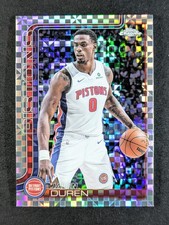 2025-26 Topps Chrome JALEN DUREN X-Fractor Detroit Pistons #57