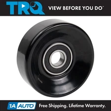 TRQ Serpentine Belt Idler Pulley Fits Multiple Makes