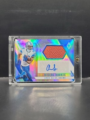 2021 Panini Phoenix Rising Rookie Patch Auto Amon-Ra St. Brown RC RPA /149