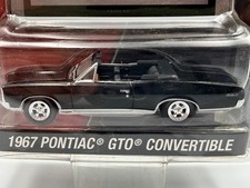 Greenlight Speed Muscle Car TV 1967 Pontiac GTO Convertible, Black, 1:64, NIB