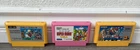 USED Lot 3 Super Mario Bros 1 2 3 Nintendo Game JAPANESE VERSION Authentic WORKS