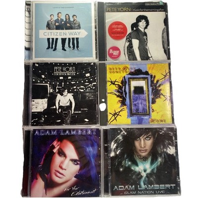 Adam Lambert Pete Yorn Deep Blue Something Citizen Way CD Lot of 6