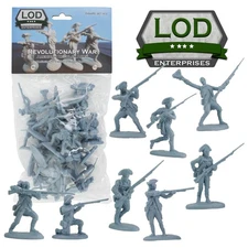 LOD Enterprises Plastic Figures LOD012 Revolutionary War American Regular Army