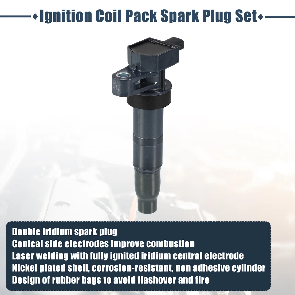 Repuesto de bobina de encendido de coche 6 piezas apto para Hyundai Azera Base Limited 3,3 L V6 Foto 4 de 4