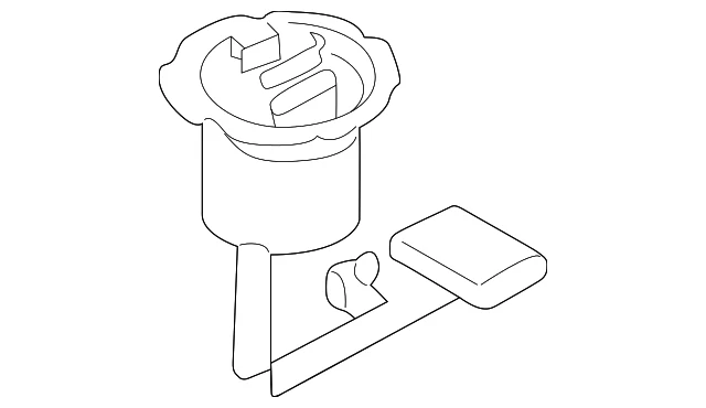 Unidad sensor nivel medidor tanque combustible Nissan Máxima 2002-2003 genuina 25060-5Y700 Foto 2 de 3