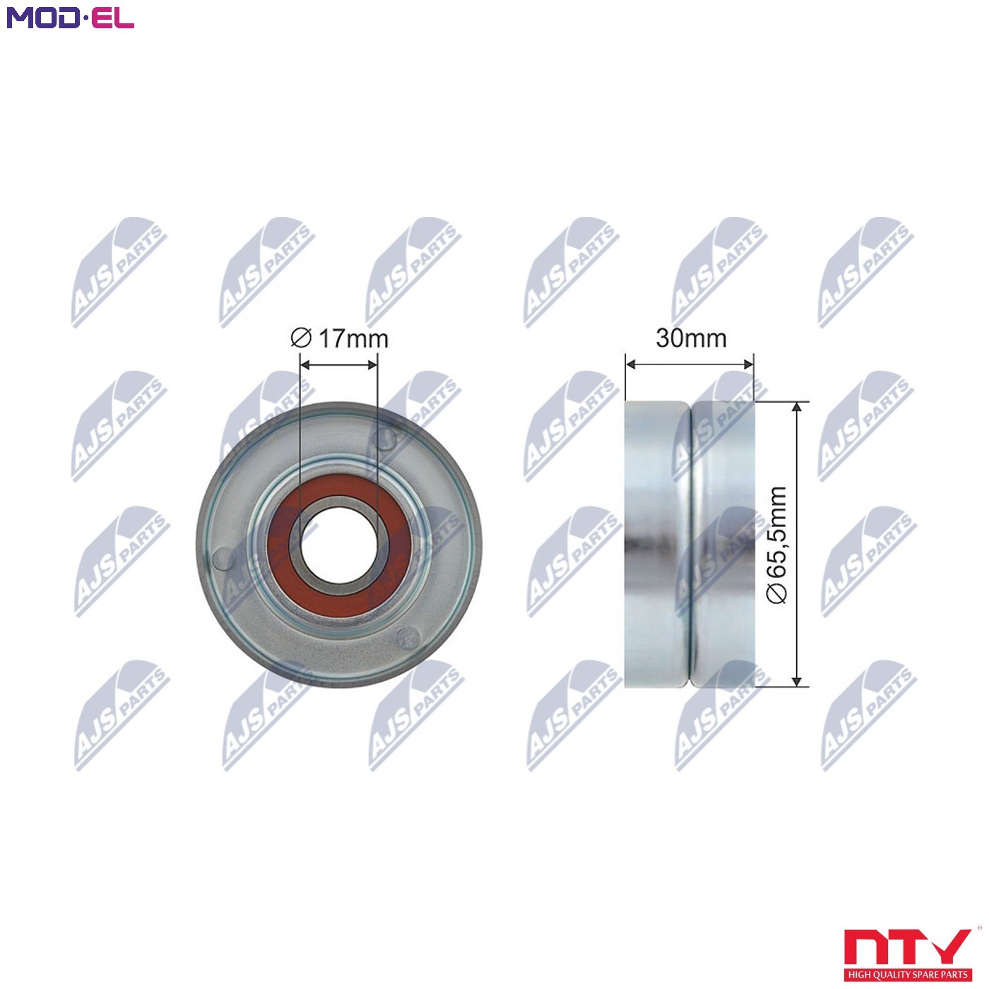TENSIONER PULLEY VRIBBED BELT RNK-RE-004 FOR MITSUBISHI SPACE/STAR/MPV  VOLVO