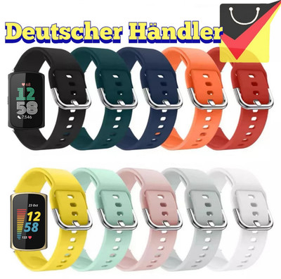 Silikon Sport Armband für Fitbit Charge 6 und 5 , Sport Watch Band Strap Uhr
