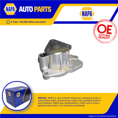 Water Pump fits MITSUBISHI OUTLANDER Mk2, Mk3 2.0 2.4 2006 on Coolant NAPA New