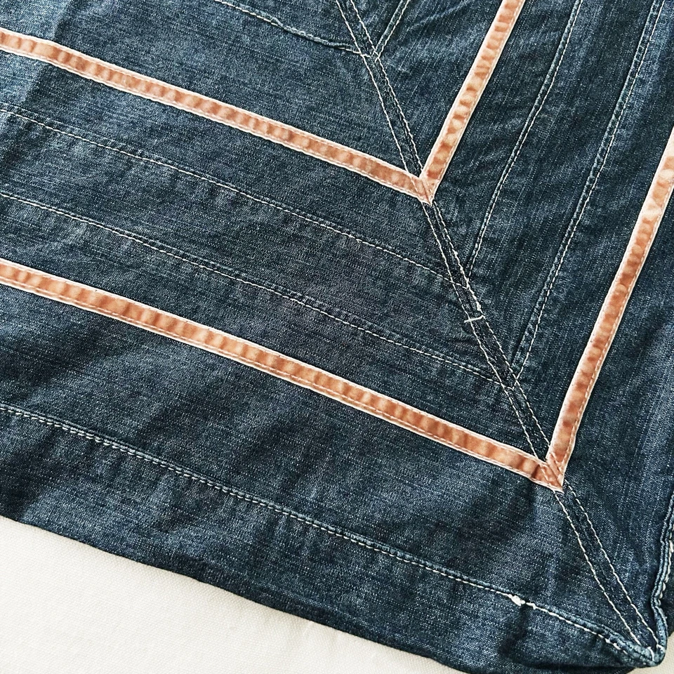 De colección CANDIE’S Denim Euro Almohada Falsa Con Borde de Terciopelo Rosa Años 90 Y2K Ropa de Cama Foto 2 de 4