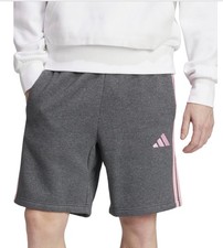 Adidas Men's Essential Three Stripes Fleece Shorts