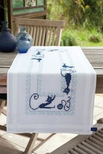 Vervaco Embroidery Kit Table Runner Cheerful Cats