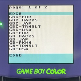 Nintendo Game Boy 8 GB microSD Flash Collection Cartridge GB+ GBC Super Gameboy