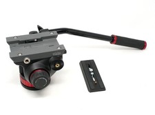 Manfrotto 502AH Pro Fluid Video Head MVH502AH with Pan Handle, Plate MINT