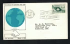 Canada #437, 1965 5¢ Co-op Year, Caneco cachet FDC, VF