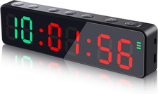 Timer Palestra Multifunzione Magnetico Ricaricabile - Cronometro LED Con Modalit