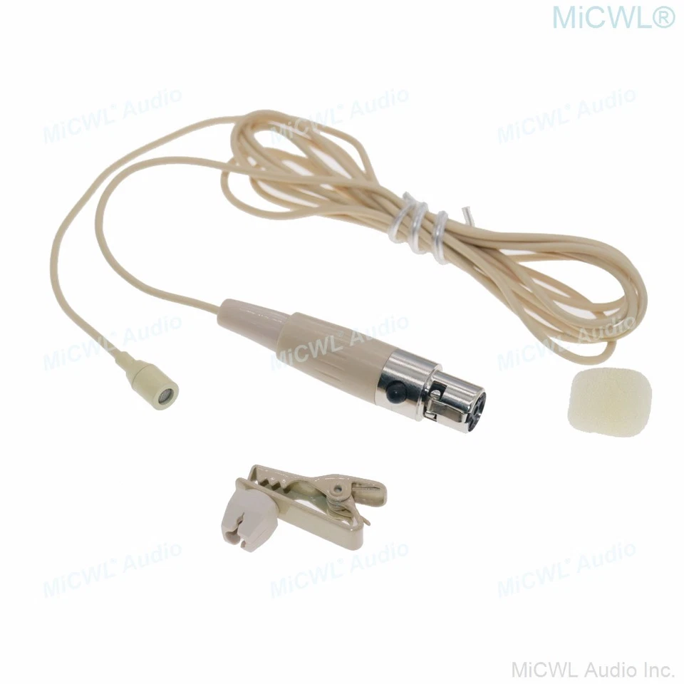 TL35 Mini Lavalier Microphone for Shure SLX ULX PGX UR1 QLX Audio Wireless TA4F - Image 3 of 4