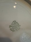 Lot 2 Shenango China Gray Pink Bands Divided Grill Plates Rim Rol Wel Roc U-15 — photo 8