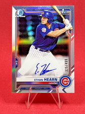 2021 Bowman Chrome Ethan Hearn #CPA-EH Prospect Auto Refractor /499 - Cubs