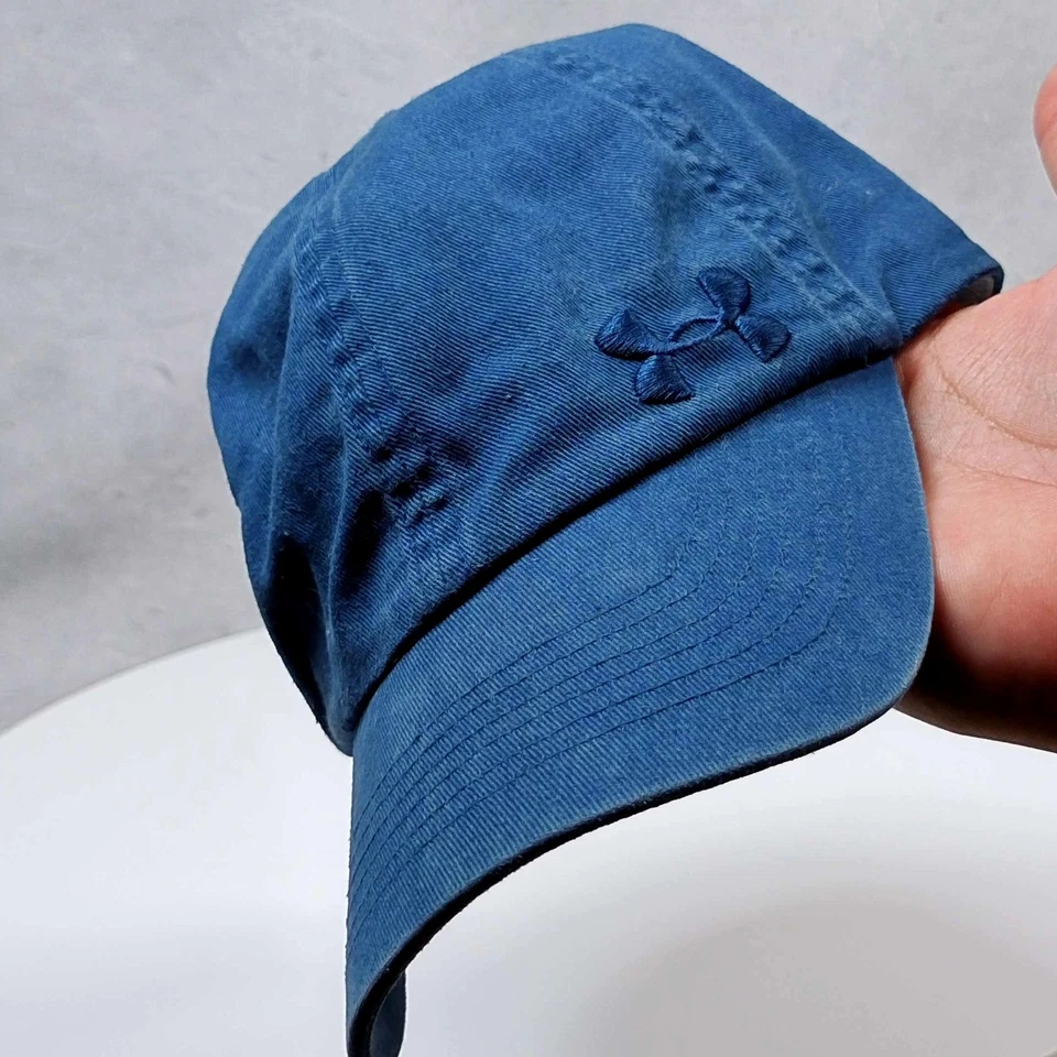 Gorra de béisbol Under Armour azul para mujer OSFA correa ajustable logotipo bordado Foto 2 de 4