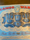 Vintage child's Cameo Ware plastic tea set Worcester Ware light blue — photo 3