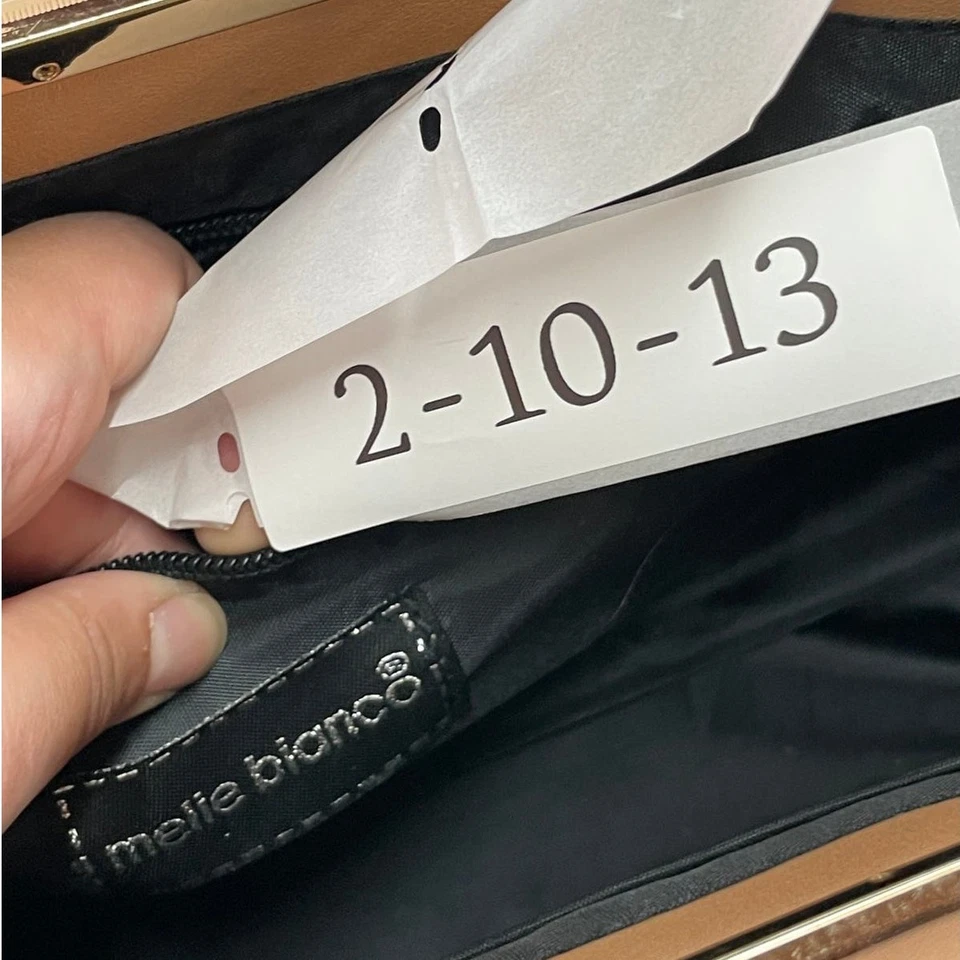 Bolsa Melie Bianco Feminina Bronzeada Celie Clutch Bolsa Corrente Dourada Vegana Anthropologie - Imagem 2 de 4