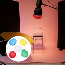 5 Pcs Small Lamp Shade Light Diffuser Lampshade Flash Strobe Cover Fabric