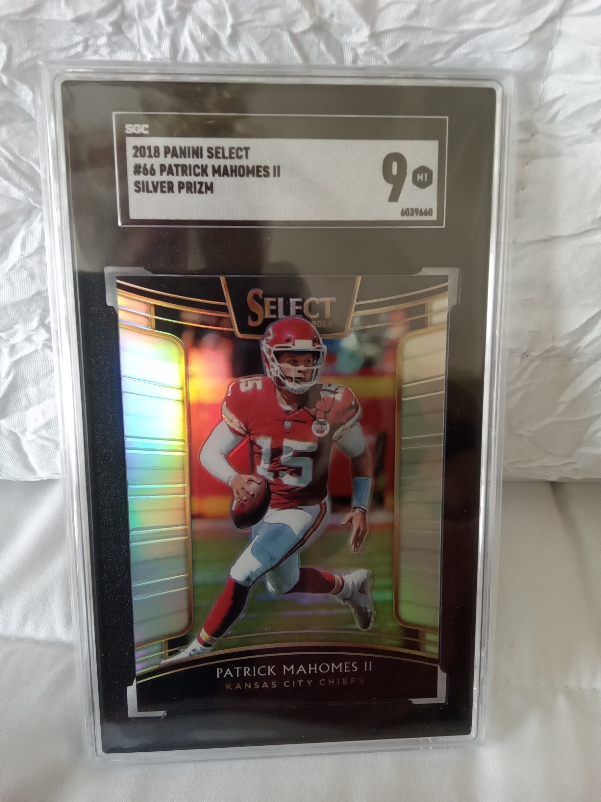 Patrick Mahomes 2019 Select Football Concourse Level Silver SGC 9