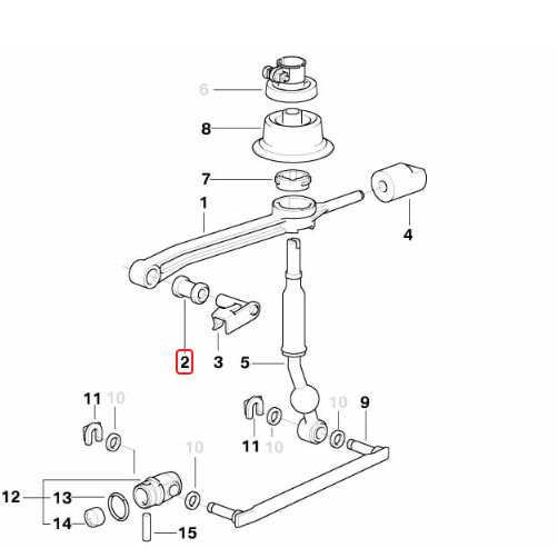 BMW Shift Lever Bushing 25117507695 – Solid TPU Upgrade Fits E36 E46 Z3 Z4 E39