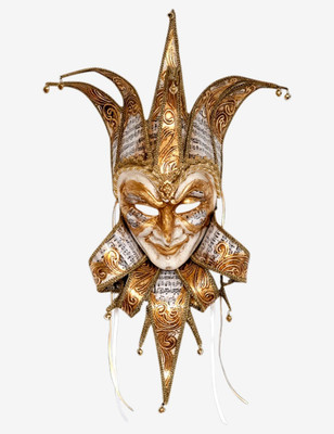 Venetian Mask Musicum Joker Made In Venice, Italy!