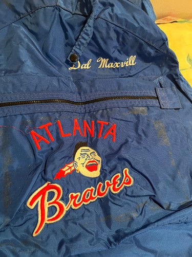 1982-1984 Dal Maxvill Garment Travel Bag Atlanta Braves Baseball Game Used - Picture 6 of 9