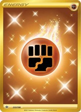 Fighting Energy - 233/198 - Pokemon Chilling Reign Sword & Shield Secret Rare NM on eBay