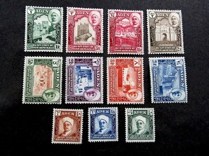 nystamps British Aden Quaiti State of Shihr & Mukalla Stamp # 1-11 MOGH L10y1414