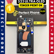 Samsung Galaxy S23 Ultra 5G S918 OLED LCD BIG SIZE Screen Replacement- GREEN