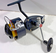 Mulinello da Spinning Vintage Garcia Mitchell 410 Alta Velocità Blu Mezzanotte ~ Francia