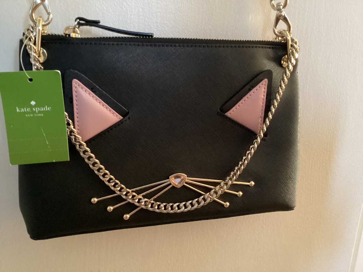 NEW Kate Spade Cat Crossbody Bag/Passport Wallet/Keychain~~Jazz