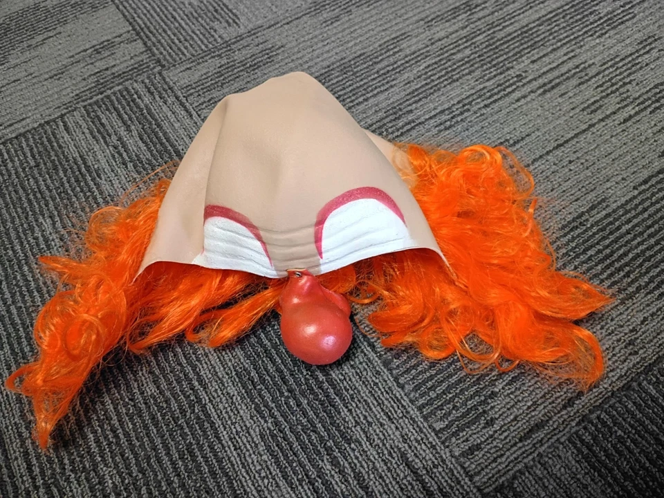 De Colección Disfraz Payaso Adulto Payaso, Zapatos, Máscara, Disfraz, Arco Halloween Único Foto 3 de 4