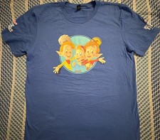 T-shirt grafica Kellogg's Rice Crispy Treats "Snap, Crackle and Pop Cereal" Lg nuova.