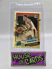 2023-24 Donruss Optic Toumani Camara #282 RC Auto Gold Vinyl 1/1 Superfractor