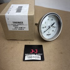 New Trerice B832-02-07 B8320207F Bi Metal Thermometer 3" Face 2.5" Stem