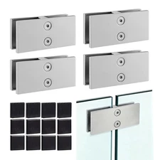 SS316 Glass Railing Clamp，Stainless Steel Glass Clip for Pool Fence, Balcony ...