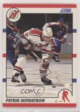 1990-91 Score Bilingual Patrik Sundstrom #19 0w8