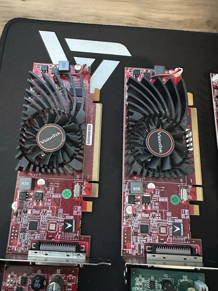 Lote de 10 tarjetas GPU gráficas PCI de computadora vintage Foto 2 de 4