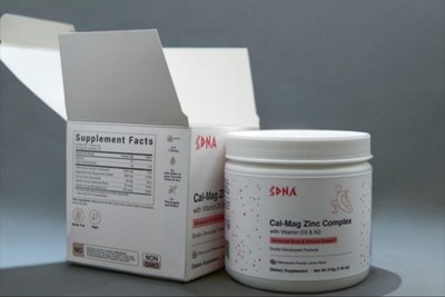 DNA Cal-Mag Zinc Complex with Vitamin D3&K2, Lemon Flavor, Advanced Bone Support
