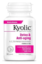 Kyolic Aged Garlic Extract Formula 105 Detox & Anti-Aging 100 Capsules