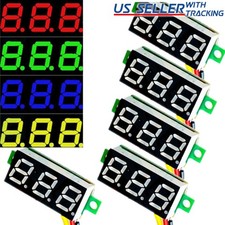 5pcs Ultra-small 0-100v Dc 3-wire Voltmeter Led Volt Meter Voltage Tester