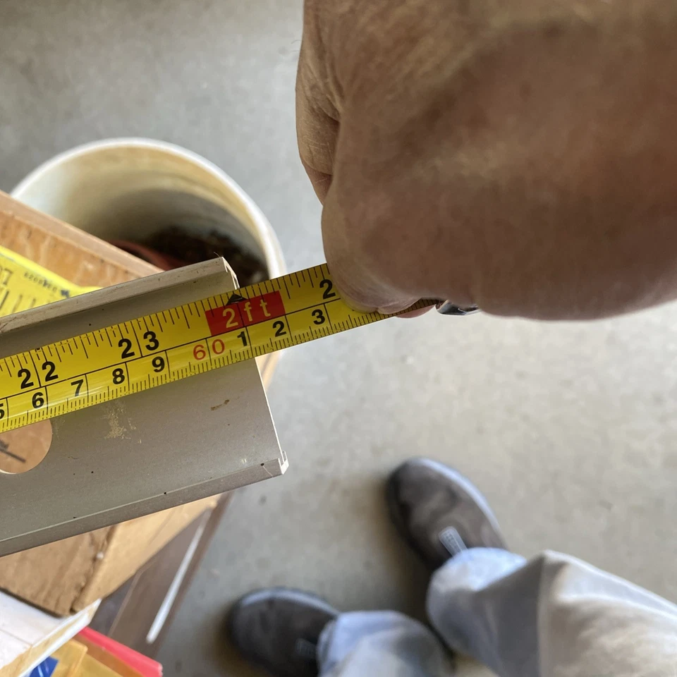 Vtg Johnson Aluminum Rare Level #6224 Carpenter Tool 24" USA - Image 3 of 4