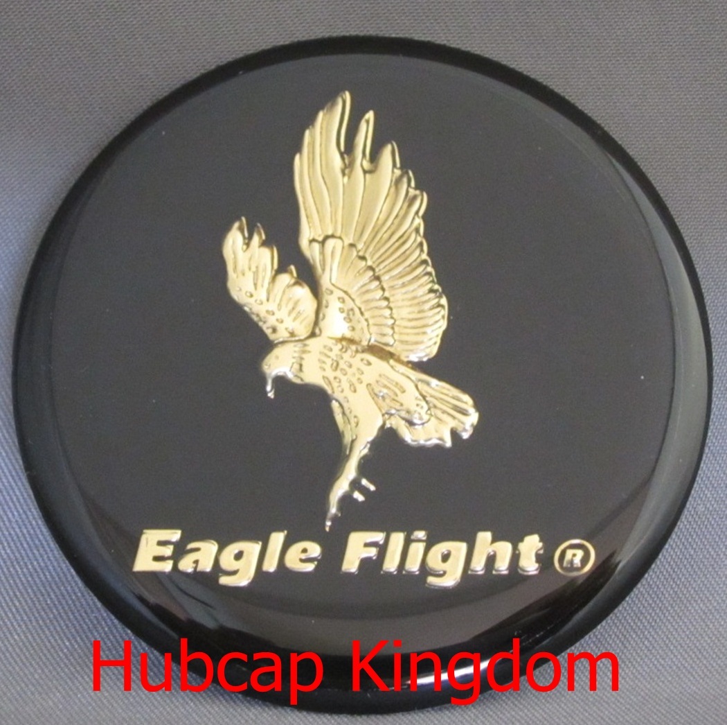 NEW EAGLE FLIGHT Wheel Simulator Rim Center Cap STICKER DECAL Set 2 3/4