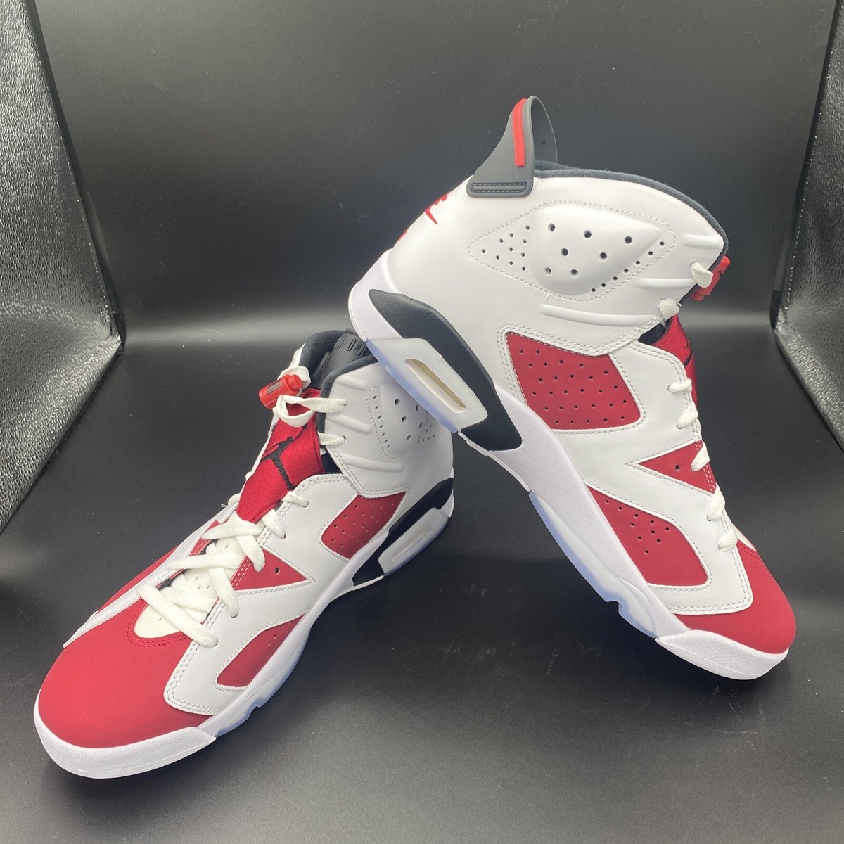 Nike Air Jordan 6 Retro OG Carmine 2021 Men's Size 11.5 White Red