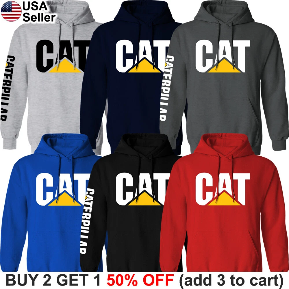 Cat clearance construction hoodie