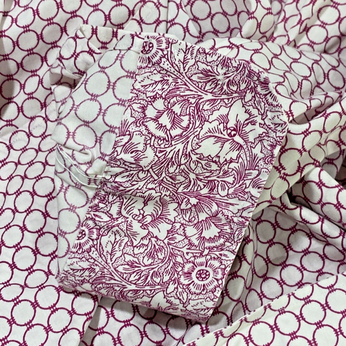 Blusa Camisa Talbots 18W Resistente a Arrugas Botón Frontal Rosa y Blanco Manga Larga - Imagen 11 de 11